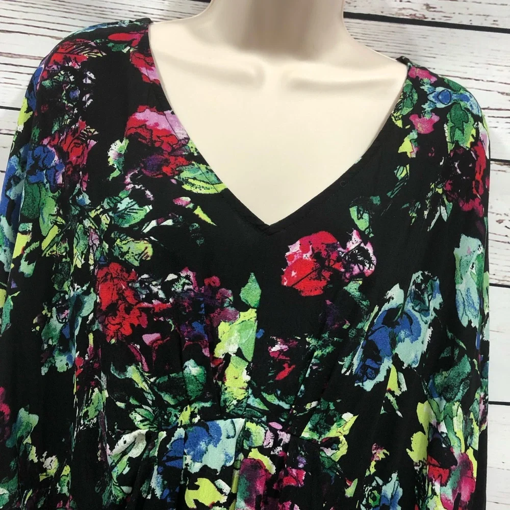 Anthropologie Maeve Petal Palette Floral Tunic Dress
